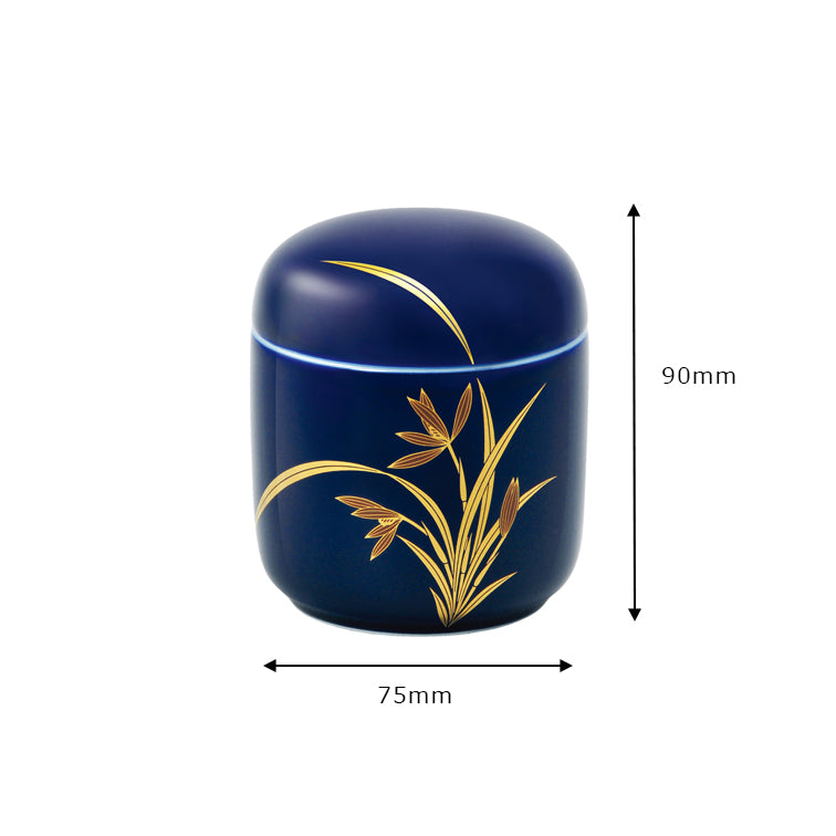 香蘭社 ルリ金蘭【2.5寸分骨壺】