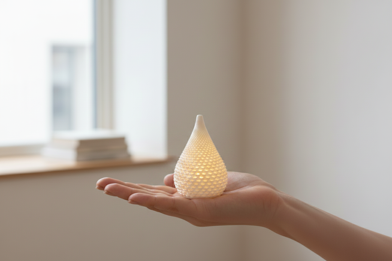 盆提灯 LEDキャンドルライト「しずく」