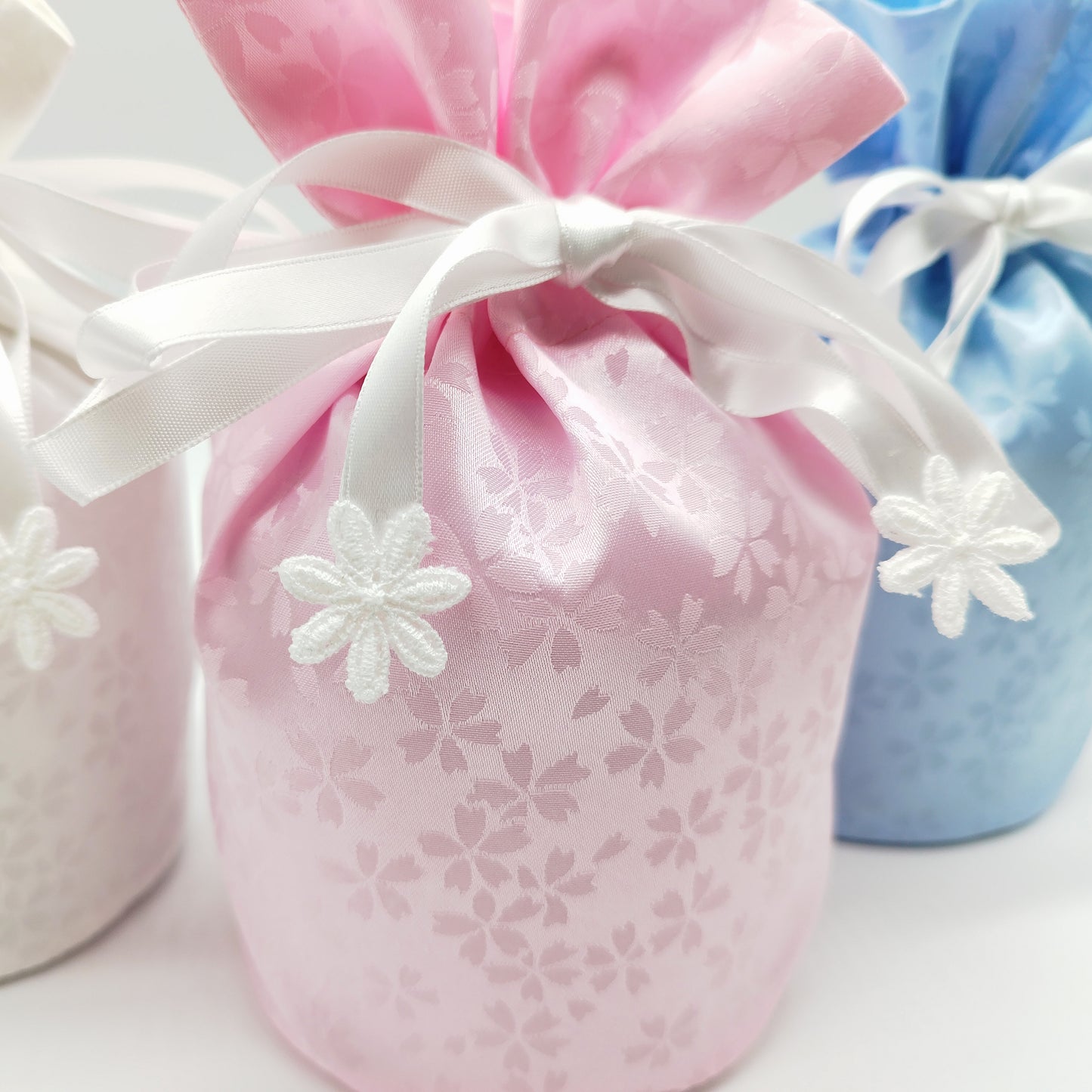 さくら 花つつみ【巾着タイプ骨壺カバー】