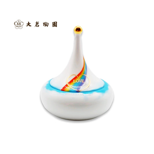 大倉陶園　ミニ骨壺（虹の橋）