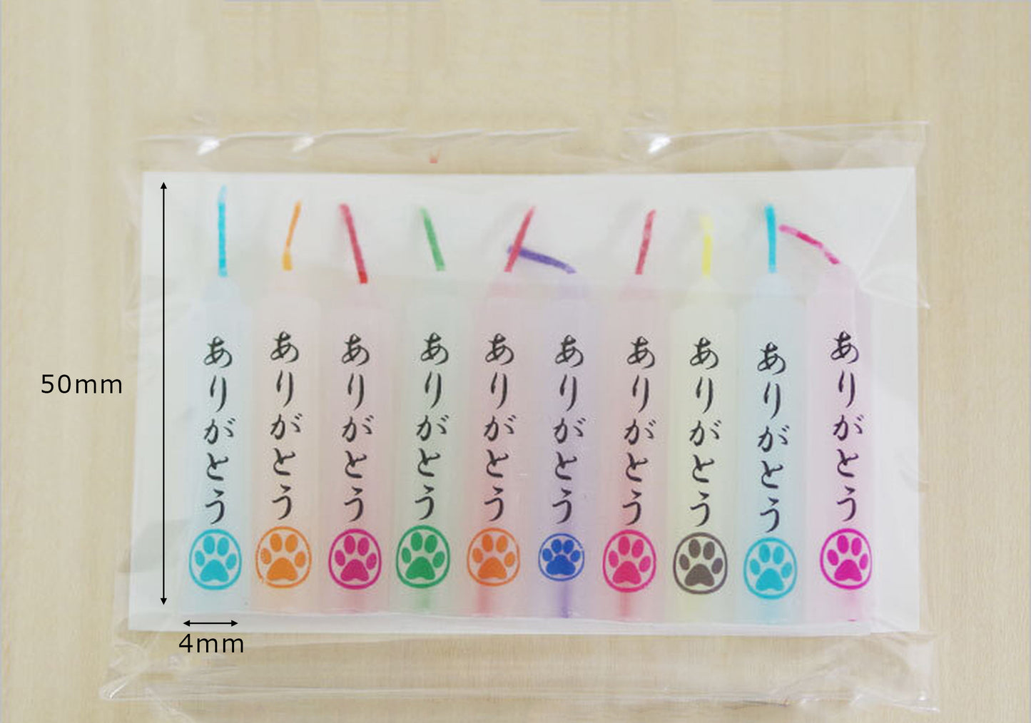 ありがとうローソク