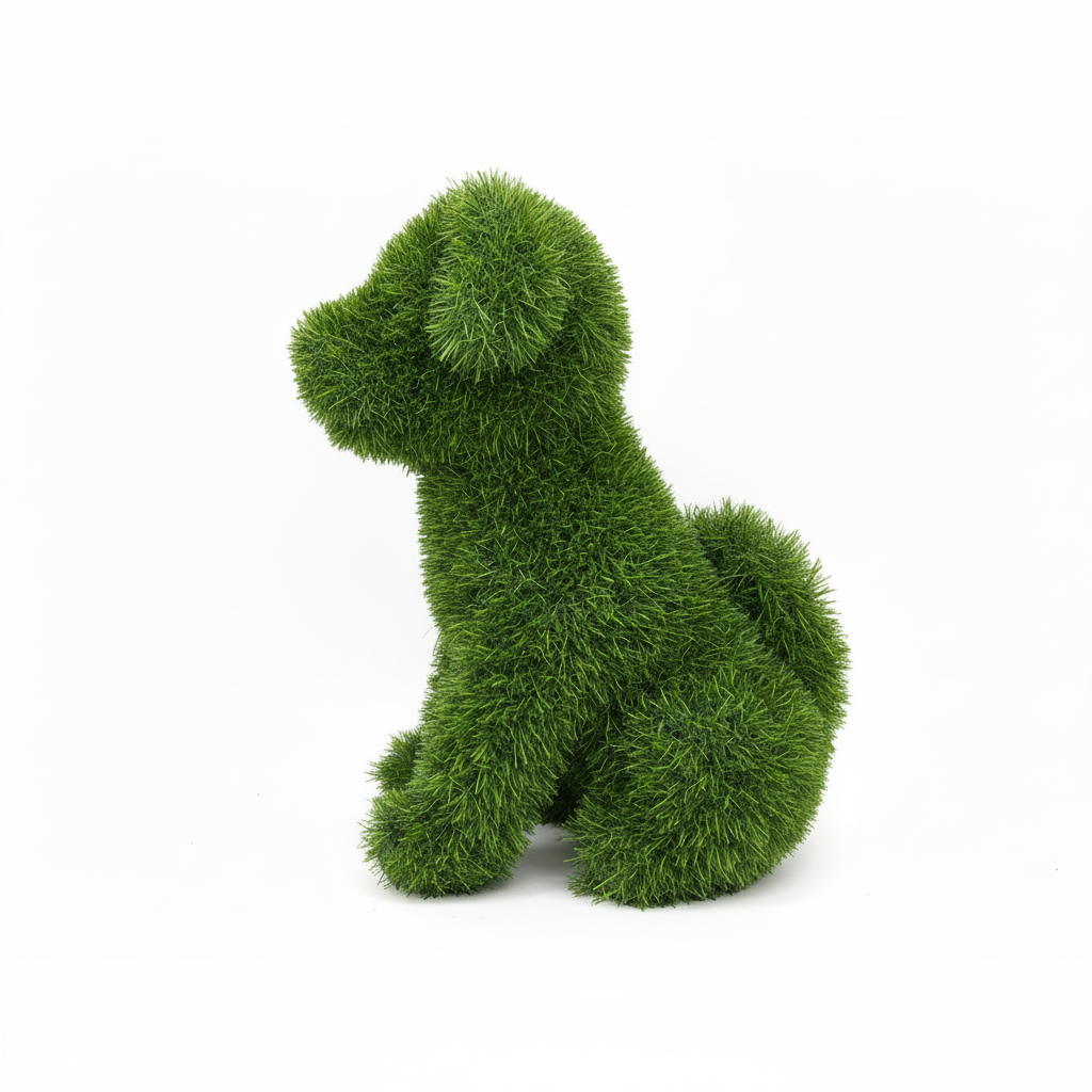 トピアリードッグ（人工芝のオブジェ）