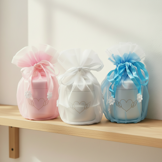 エンジェル骨壺カバー【選べる３色】