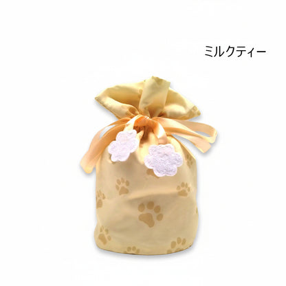 足あと骨壺カバー【選べる3色】