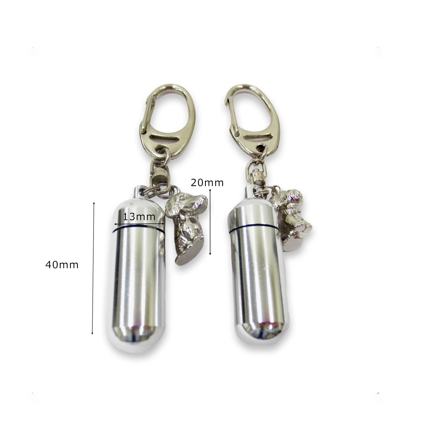 カプセルキーホルダー（チャーム付き）