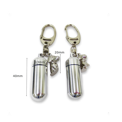 カプセルキーホルダー（チャーム付き）