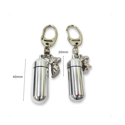 カプセルキーホルダー（チャーム付き）