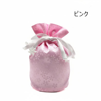 さくら 花つつみ【巾着タイプ骨壺カバー】