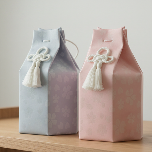 さくらハート【六角骨壺カバー】