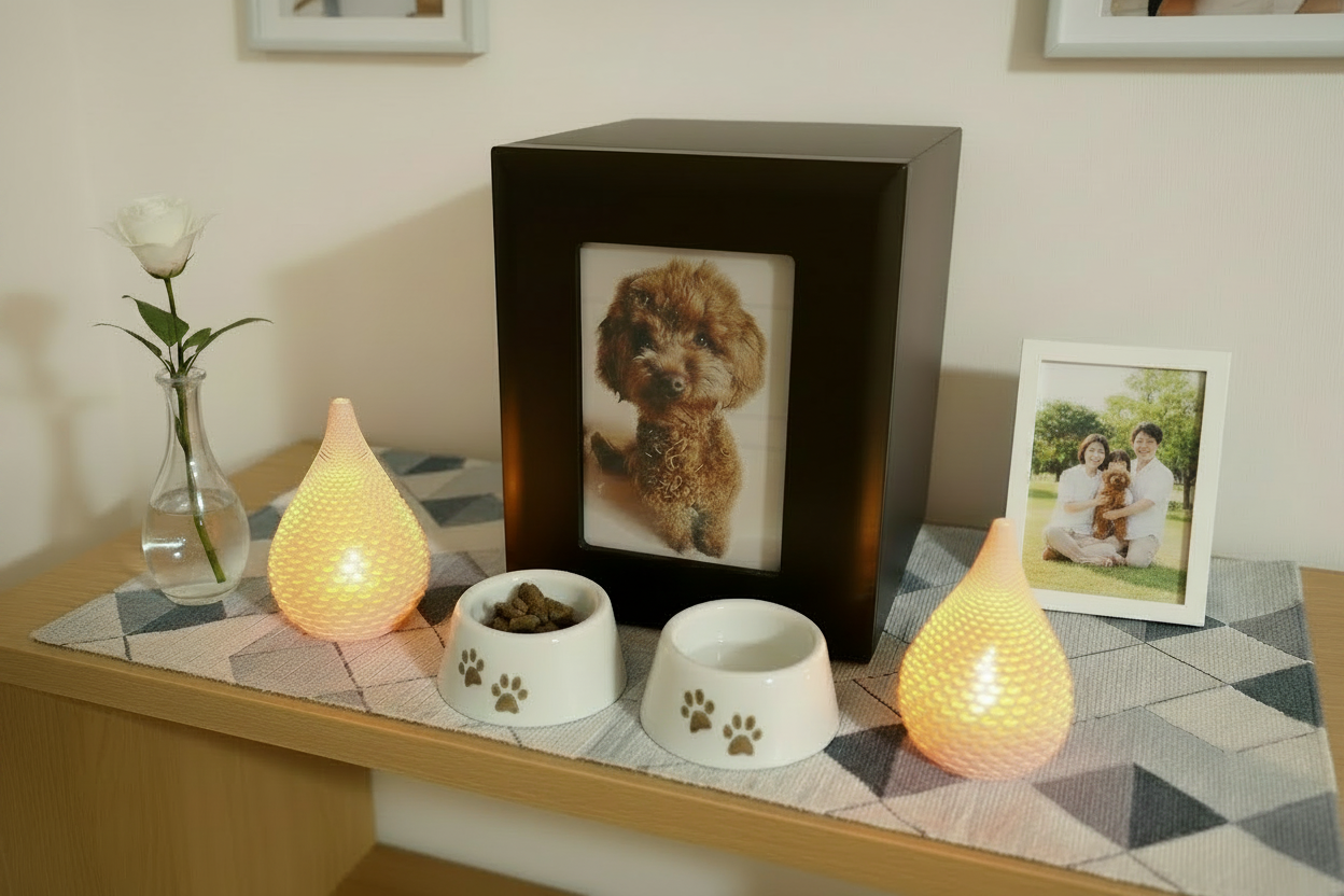 盆提灯 LEDキャンドルライト「しずく」