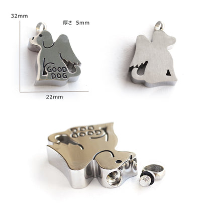 クリメイションジュエリー【ドッグ】／ステンレス ペンダント