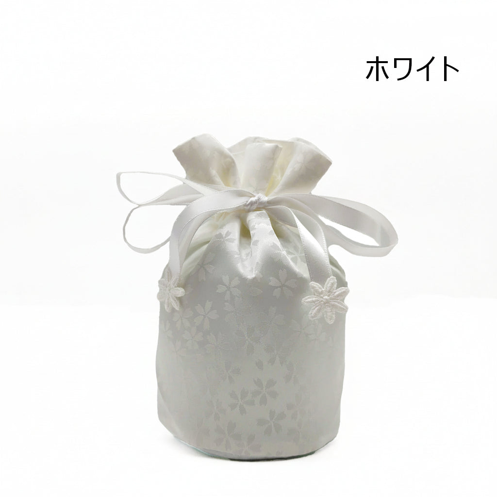 さくら 花つつみ【巾着タイプ骨壺カバー】
