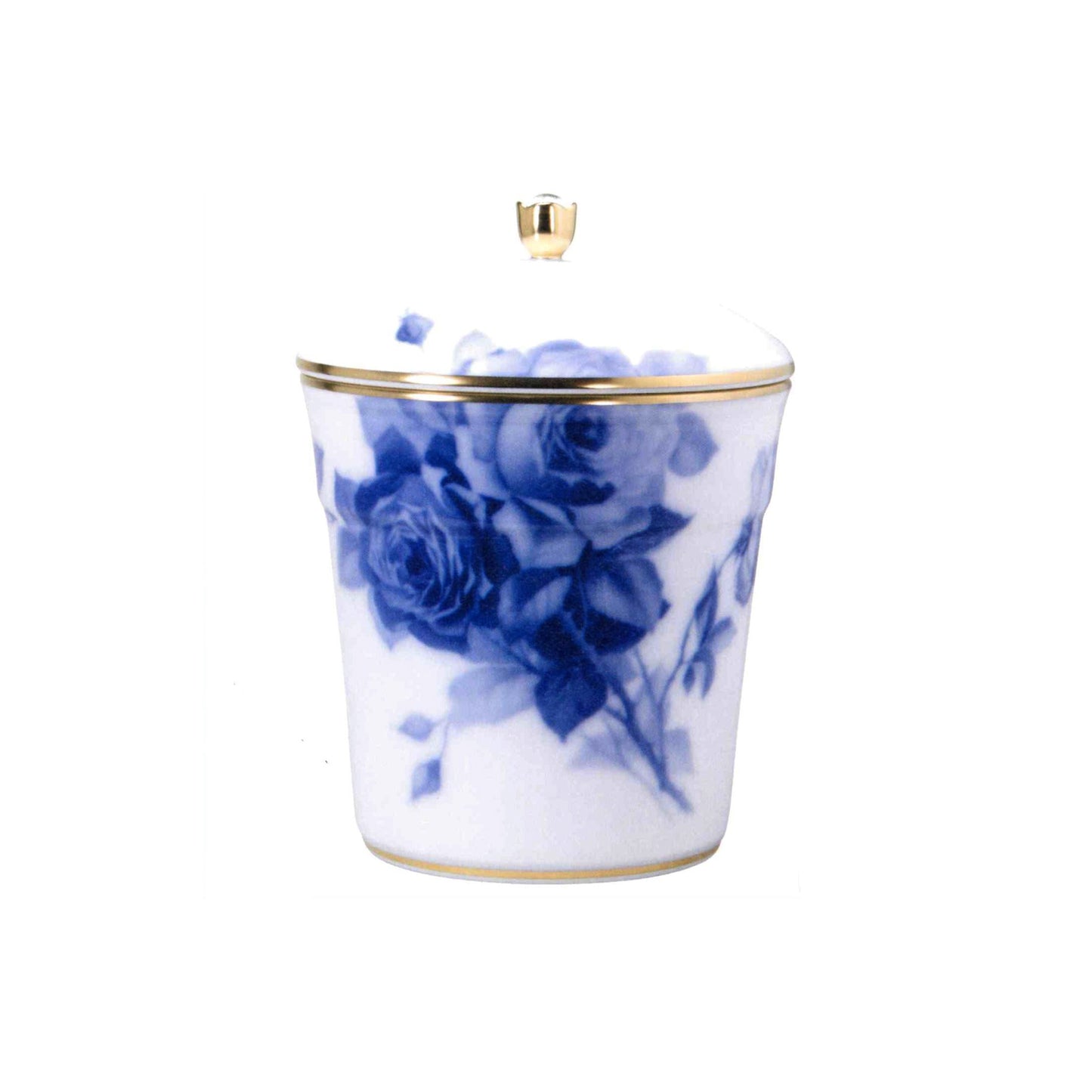 大倉陶園　ペット専用骨壺【ブルーローズ】