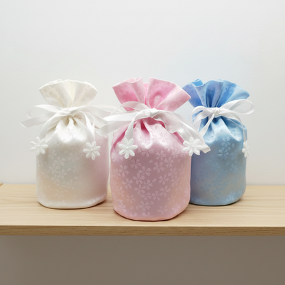 さくら 花つつみ【巾着タイプ骨壺カバー】