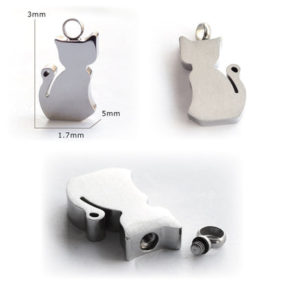 クリメイションジュエリー【キャット】／ステンレス ペンダント